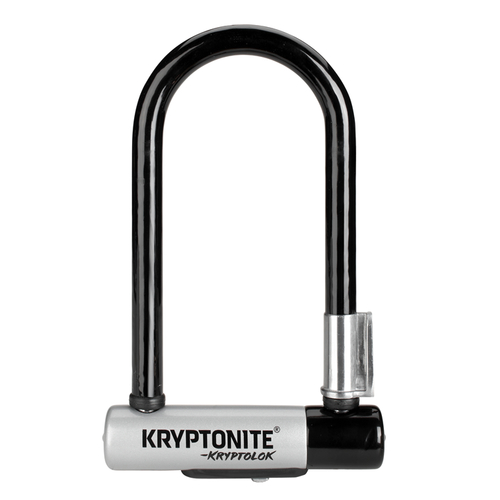 Kryptonite KryptoLok Series 2 U-Lock Mini-7 (8.2cm x 17.8cm) w/Bracket