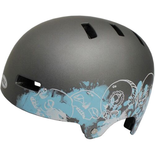 Bell Division Helmet Matte Gunmetal Skulls