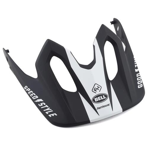 Bell Replacement Visor for Super DH Helmet Matte Black/White