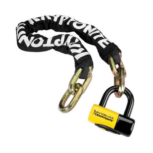 Kryptonite New York Fahgettaboudit 1410 Chain (15mm x 100cm) w/NY Disc Lock