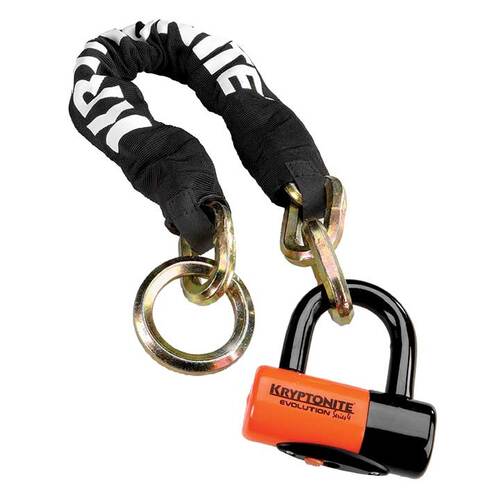 Kryptonite New York 1275 Cinch Ring Chain (14mm x 75cm) w/EV Series 4 Disc Lock