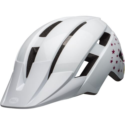 Bell Sidetrack II MIPS Youth Helmet Gloss White Stars
