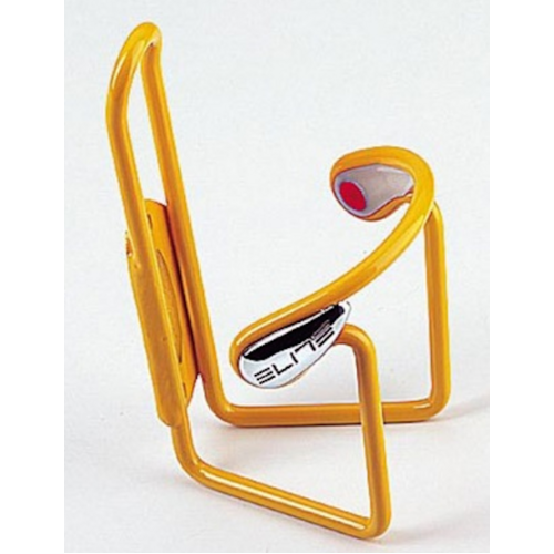 Elite Ciussi Gel Bottle Cage Yellow (74mm Diameter)