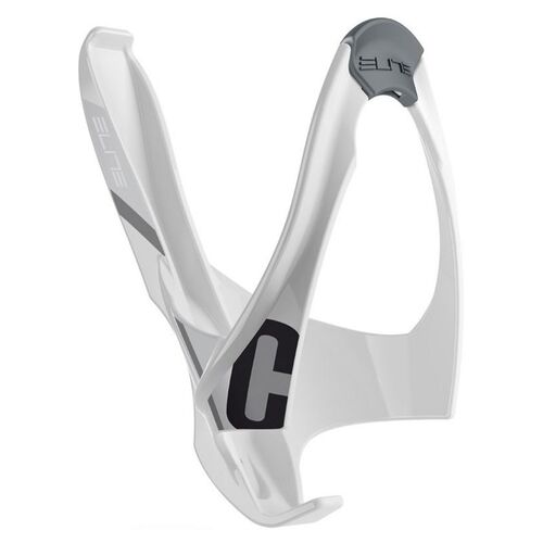 Elite Cannibal Bottle Cage White/Black