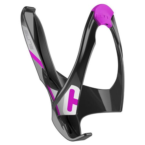 Elite Cannibal Bottle Cage Black/Purple