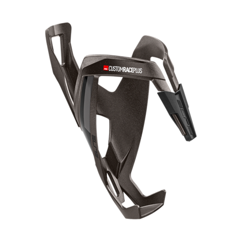 Elite Custom Race Plus Bottle Cage Titanium/Black (74mm Diameter)