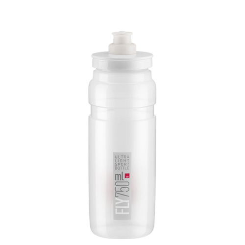 Elite Fly Water Bottle 750ml Clear/Grey