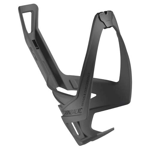 Elite Cannibal XC Skin Black Soft Touch Bottle Cage Black