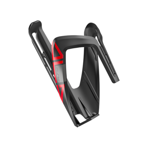 Elite Ala Bottle Cage Black/Red (74mm Diameter)