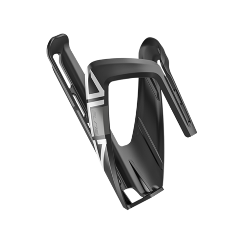 Elite Ala Bottle Cage Black/White (74mm Diameter)