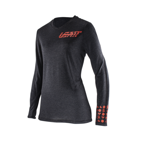 Leatt MTB Gravity 2.0 Womens Jersey Black