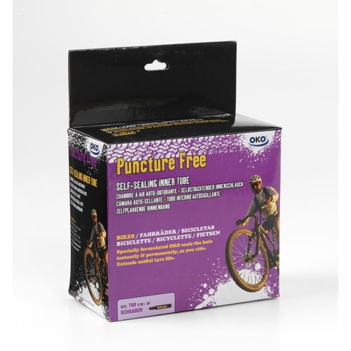 OKO Puncture Free (26x1.75/2.125) Schrader Valve MTB Tube (Pack of 50)