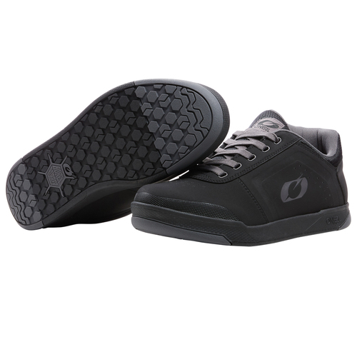 Oneal 2022 Pinned Pro Flat Shoes Black/Grey