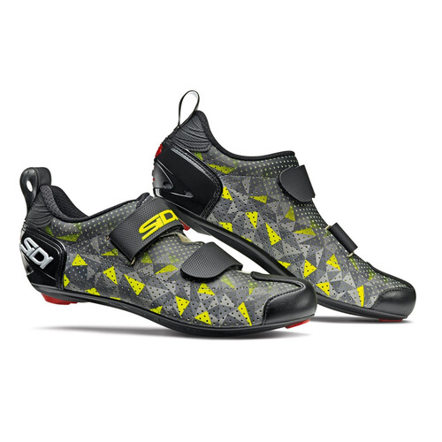 Sidi T-5 Air Shoes Grey/Yellow/Black