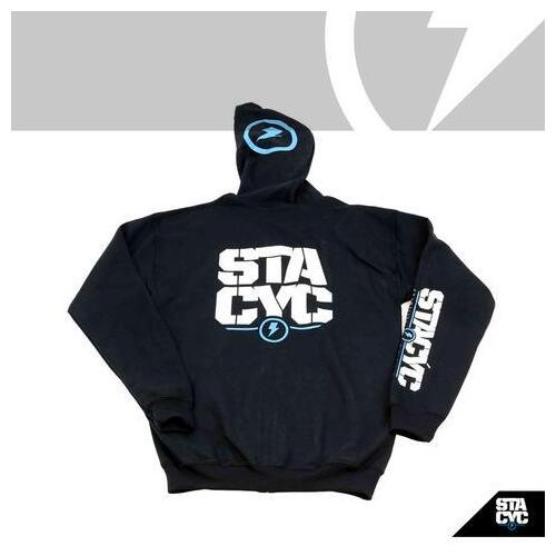 STACYC Stacked Logo Adult Pullover Hoodie Black