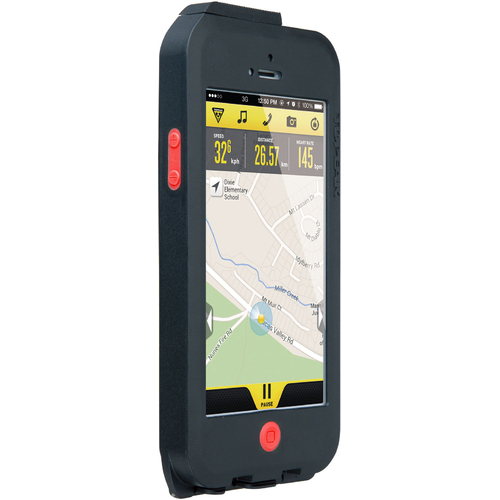 Topeak Weatherproof Ridecase Black/Red for iPhone 5