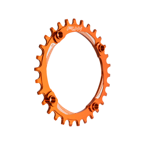 FUNN Solo Narrow Wide 30T Chain Ring for 104mm BCD Orange