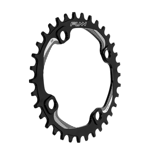 FUNN Solo Narrow Wide 34T Chain Ring for 104mm BCD Black