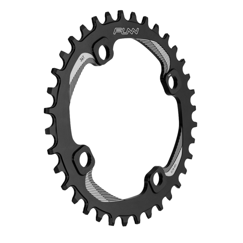 FUNN Solo Narrow Wide 36T Chain Ring for 104mm BCD Black
