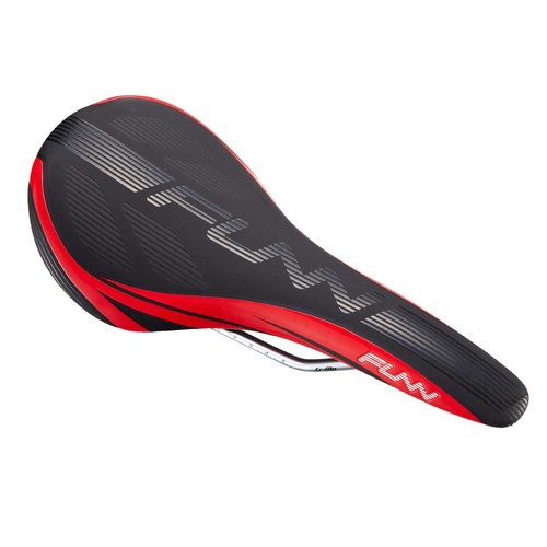 FUNN Adlib Saddle (128mm Wide/281mm Long) Black/Red