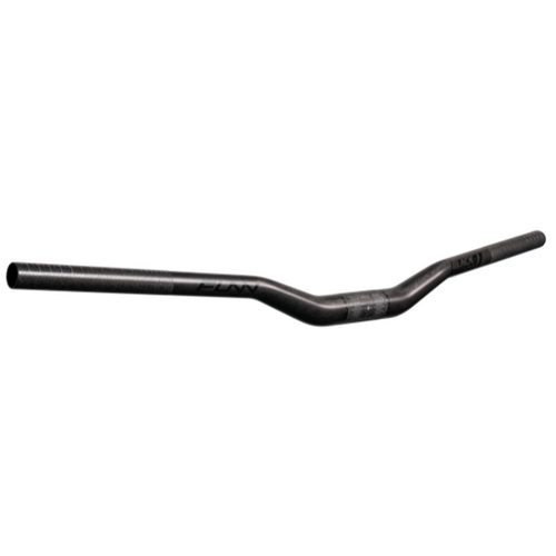 FUNN Black Ace Gen 2 Handlebar Carbon Fibre (785mm Wide/7mm Rise) Black with Decal Kit