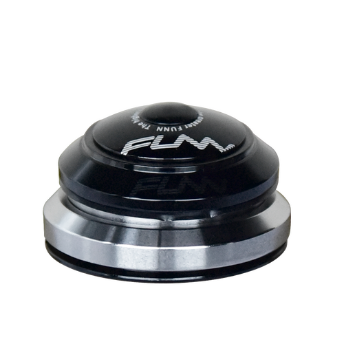 FUNN Descend Integrated Upper & Lower Headset with Top Cap (IS 42/28.6 & IS 52/40) Black
