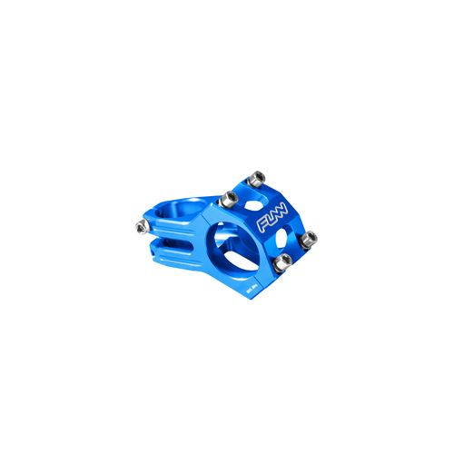 FUNN Funnduro Stem (35mm Bar Clamp/45mm Length/0° Rise/Steer 1-1/8 Inch) Blue