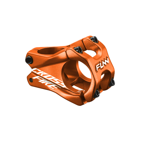 FUNN Crossfire Stem (31.8mm Bar Clamp/35mm Length/0° Rise/Steer 1-1/8 Inch) Orange