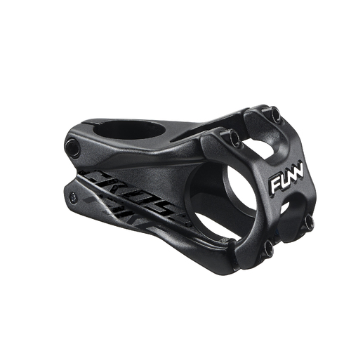 FUNN Crossfire Stem (31.8mm Bar Clamp/50mm Length/0° Rise/Steer 1-1/8 Inch) Black