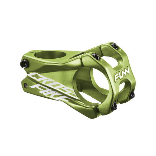 FUNN Crossfire Stem (31.8mm Bar Clamp/50mm Length/0° Rise/Steer 1-1/8 Inch) Green