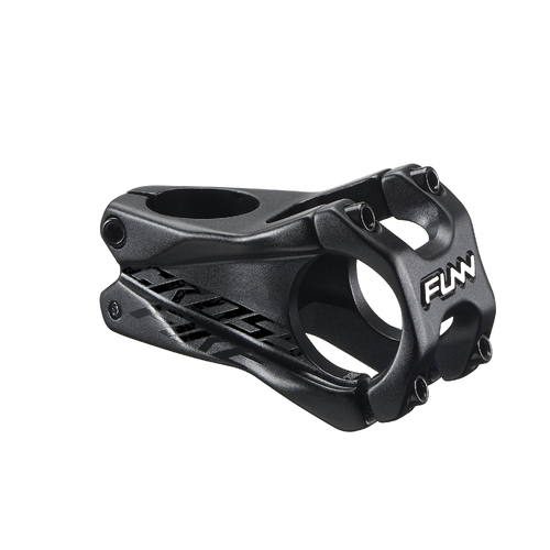 FUNN Crossfire Stem (35mm Bar Clamp/50mm Length/0° Rise/Steer 1-1/8 Inch) Black