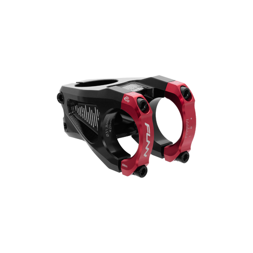 FUNN Equalizer Stem (31.8mm Bar Clamp/42mm Length/10mm Drop/Rise/Steer 1-1/8 Inch) Red
