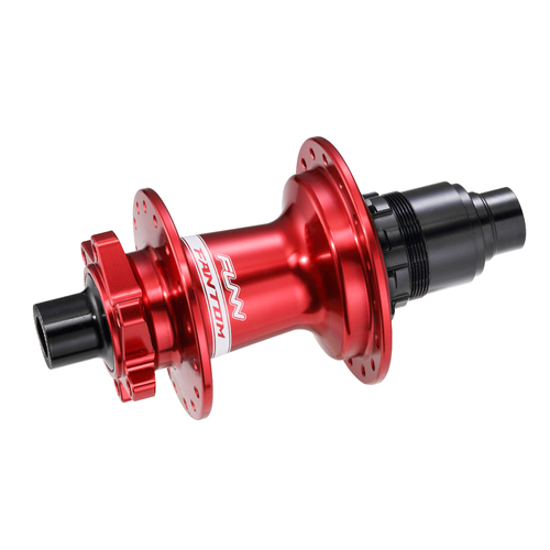 FUNN Fantom Rear Hub (157mm x 12mm Axle/Disc Brake 6 Bolt/Shimano HG) Red