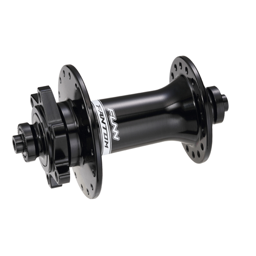 FUNN Fantom Front Hub (110mm x 15mm Boost Axle/Disc Brake 6 Bolt) Black