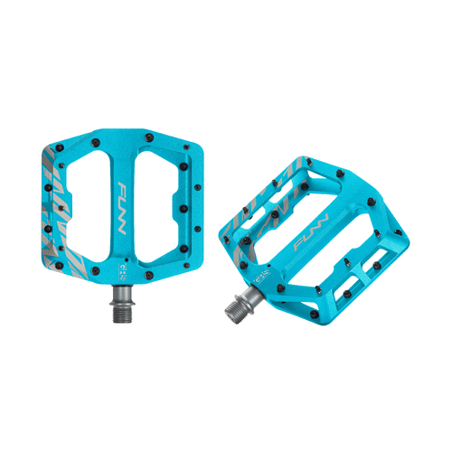 FUNN Funndamental Pedal Turquoise with Steel Black Pins