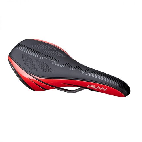 FUNN Adlib HD Saddle (Length 291mm/Width 145mm) Black/Red