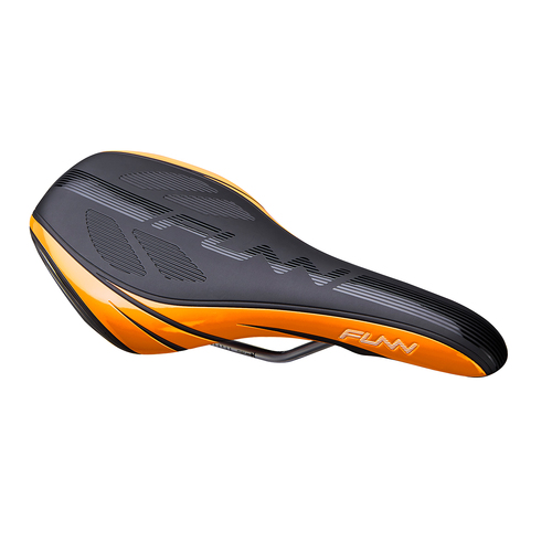 FUNN Adlib HD Saddle (Length 291mm/Width 145mm) Black/Orange