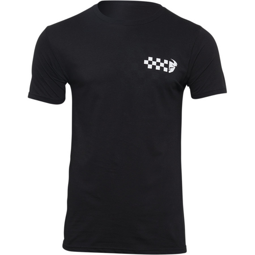 Thor Checkers Tee Black