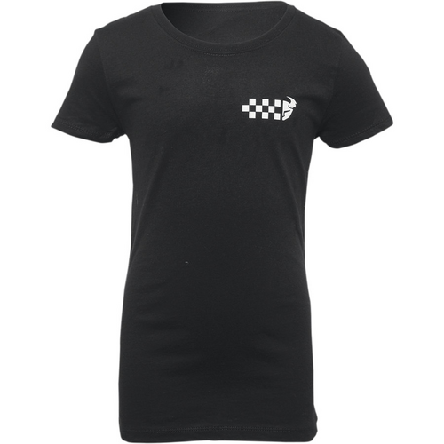 Thor Checkers Girls Tee Black