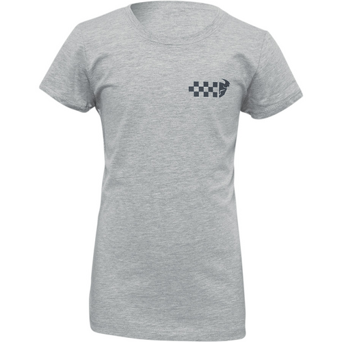 Thor Checkers Girls Tee Gray