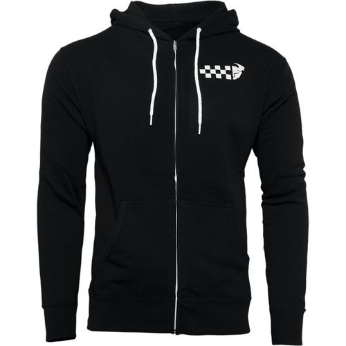 Thor Checkers Zip Fleece Black