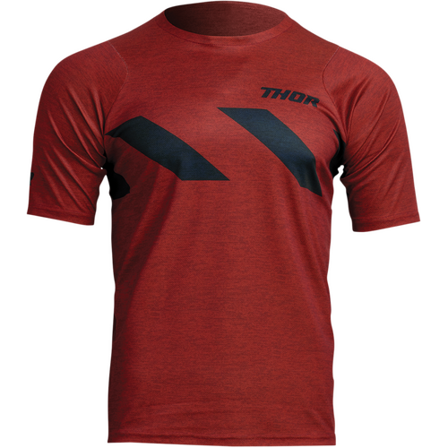 Thor Assist Hazard Short Sleeve Jersey Brick/Heather