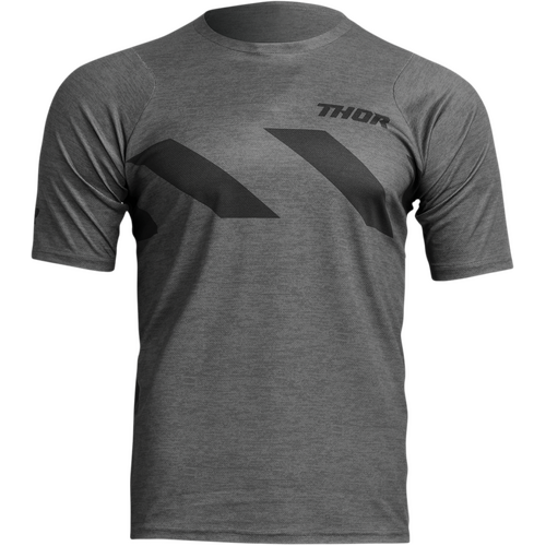 Thor Assist Hazard Short Sleeve Jersey Charcoal/Heather