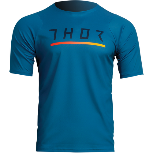 Thor Assist Caliber Short Sleeve Jersey Teal