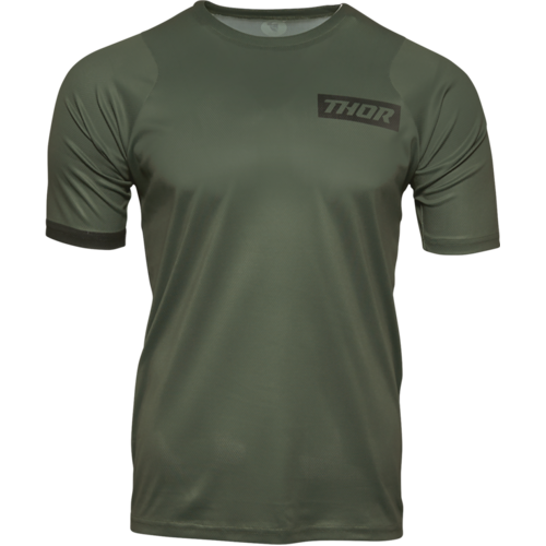 Thor Assist Short Sleeve Jersey Army Green