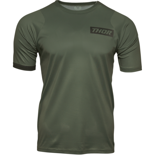Thor Assist Short Sleeve Jersey Army Green