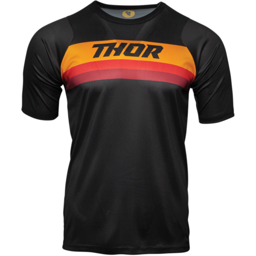 Thor Assist Short Sleeve Jersey Black/Orange