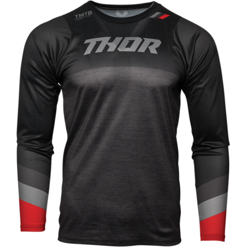 Thor Assist Long Sleeve Jersey Black/Grey/Red