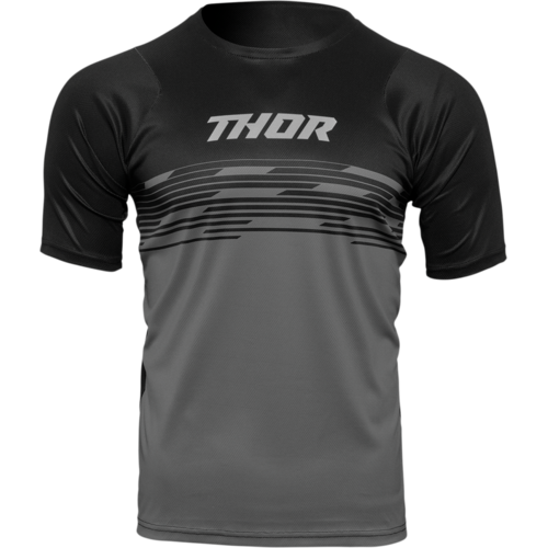 Thor Assist Shiver Short Sleeve Jersey Black/Grey