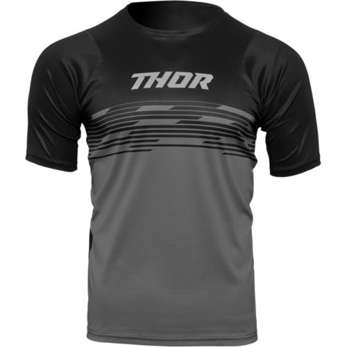 Thor Assist Shiver Short Sleeve Jersey Black/Grey